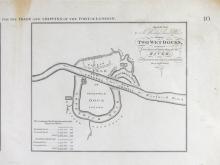 EARLY 19TH CENTURY PORT OF LONDON MAP