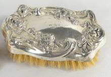 STERLING HANDLED CLOTHES BRUSHES