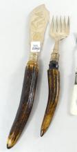 CARVING SET, ETC.