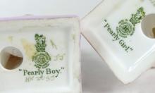 ROYAL DOULTON "PEARLY BOY" & "PEARLY GIRL"