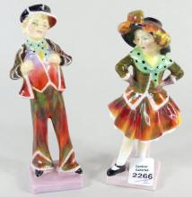 ROYAL DOULTON "PEARLY BOY" & "PEARLY GIRL"