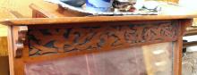ANTIQUE WALNUT WALL MIRROR