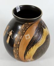 STEVE SMITH POTTERY VASE