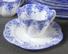SHELLEY "DAINTY BLUE" FINE BONE CHINA