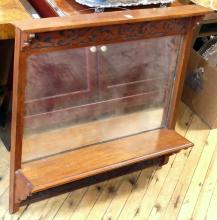 ANTIQUE WALNUT WALL MIRROR