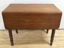 ANTIQUE DROP-LEAF TABLE