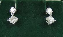 DIAMOND PENDANT EARRINGS