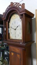 ANTIQUE AMERICAN TALL CASE CLOCK