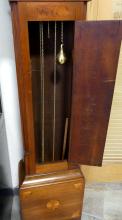 ANTIQUE AMERICAN TALL CASE CLOCK