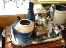 VASES AND METAL WARE