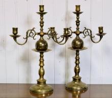 BRASS CANDELABRA