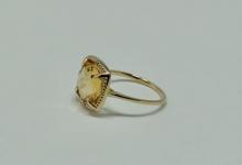 DIAMOND & CITRINE RING