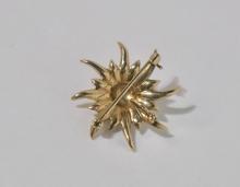 10K GOLD BROOCH