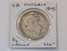 QUEEN VICTORIA HALF CROWN