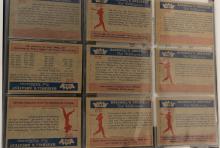 BINDER OF 1959 FLEER "TED WILLIAMS" BASEBALL CARDS