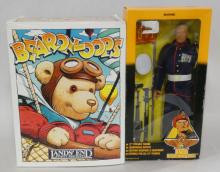 TEDDY BEAR, ACTION FIGURE AND DOLL CASE