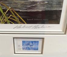 TWO FRAMED ROBERT BATEMAN PRINTS