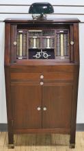 EXCEPTIONAL ANTIQUE OPTOMETRIST'S CABINET