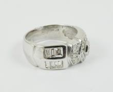 DESIGNER "BUCKLE" DIAMOND RING