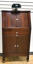 EXCEPTIONAL ANTIQUE OPTOMETRIST'S CABINET