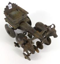 CAST IRON OX CART