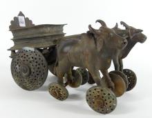 CAST IRON OX CART