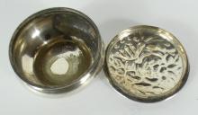 5 SILVER CONTAINERS