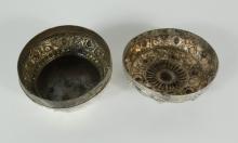5 SILVER CONTAINERS