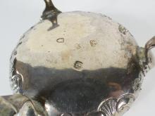 3 ANTIQUE SILVER OPEN SALTS