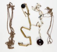 4 ANTIQUE WATCH CHAINS