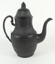 EARLY BLACK BASALT TEAPOT