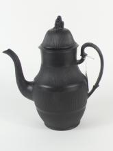 EARLY BLACK BASALT TEAPOT