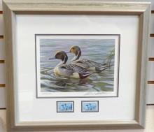 TWO FRAMED ROBERT BATEMAN PRINTS