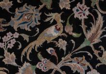 PERSIAN SILK AND WOOL RUG