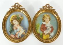 4 MINIATURE PAINTINGS