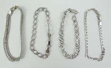 12 STERLING BRACELETS