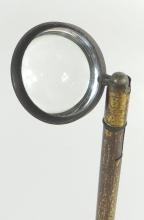 VICTORIAN BRASS BULLSEYE MAGNIFIER