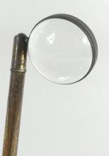 VICTORIAN BRASS BULLSEYE MAGNIFIER