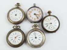 5 ANTIQUE WATCHES