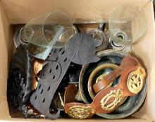 BOX LOT OF METALWARE