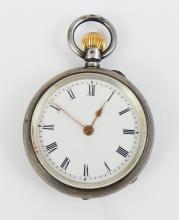 SILVER PENDANT WATCH