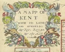 EARLY MAP OF KENT