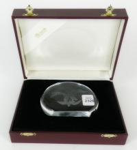 MOSER CRYSTAL PAPERWEIGHT