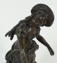 ANTIQUE SPELTER FIGURE