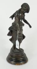 ANTIQUE SPELTER FIGURE