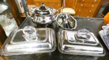 SILVER PLATE AND CUTLERY