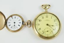 2 ANTIQUE GOLD-FILLED WATCHES