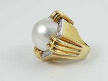 MASSIVE CUSTOM PEARL RING