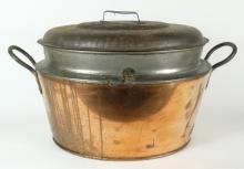 ANTIQUE COPPER BOILER