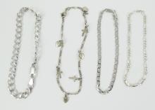 12 STERLING BRACELETS